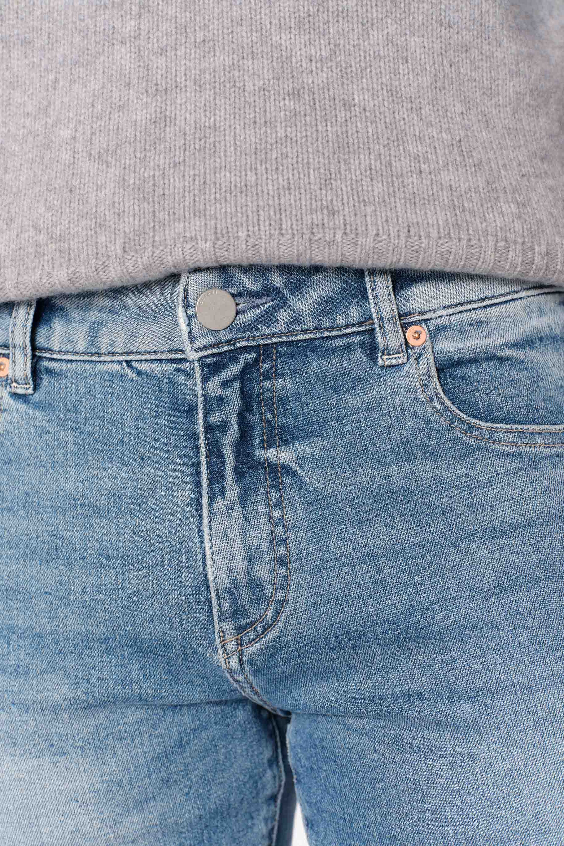 NICK SLIM DENIM AGED MID - Jeans - Novaman