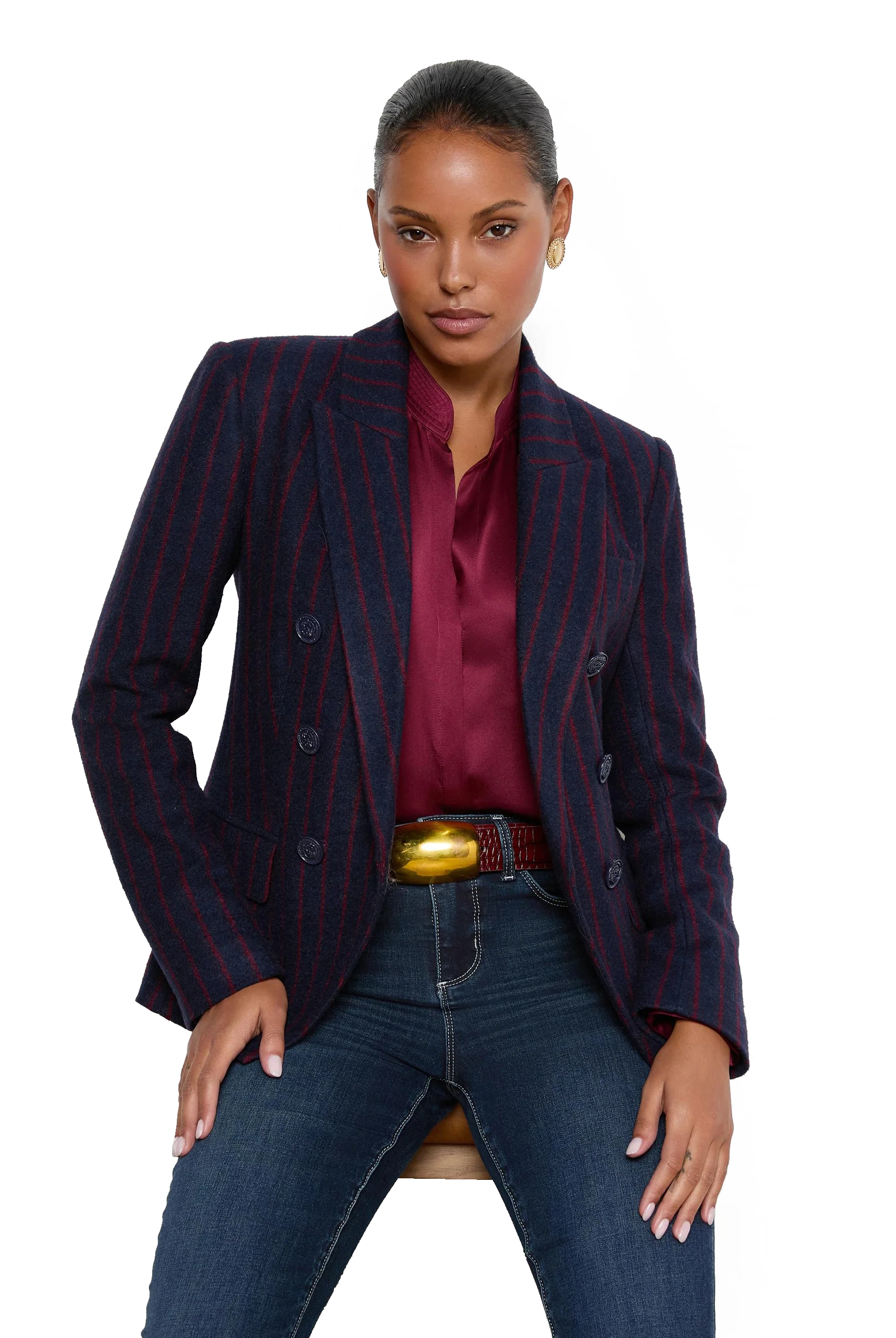 KENZIE DBL BRSTD BLAZER (1432FKX) - sassanova