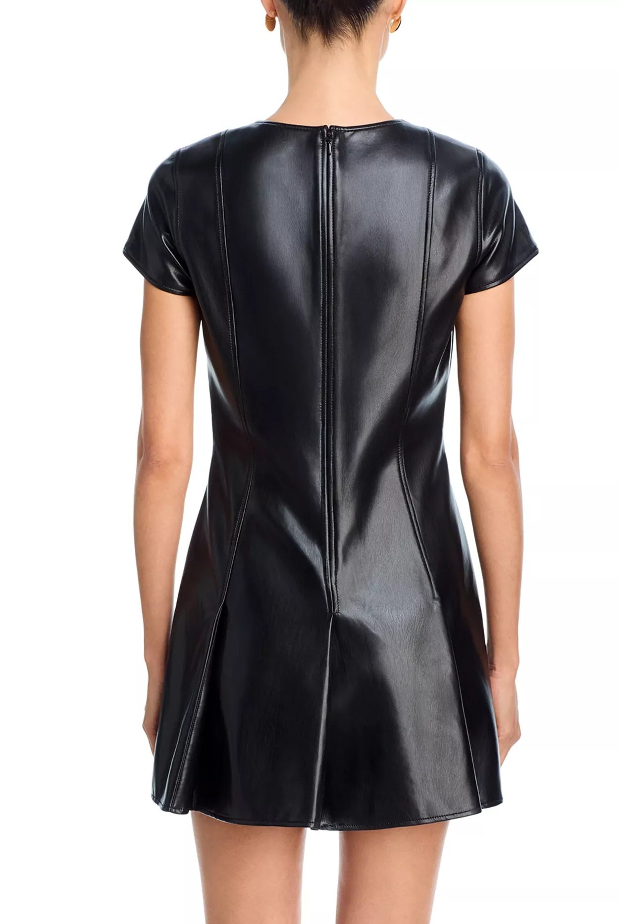 VEGAN LEATHER NOVA DRESS-Sassanova