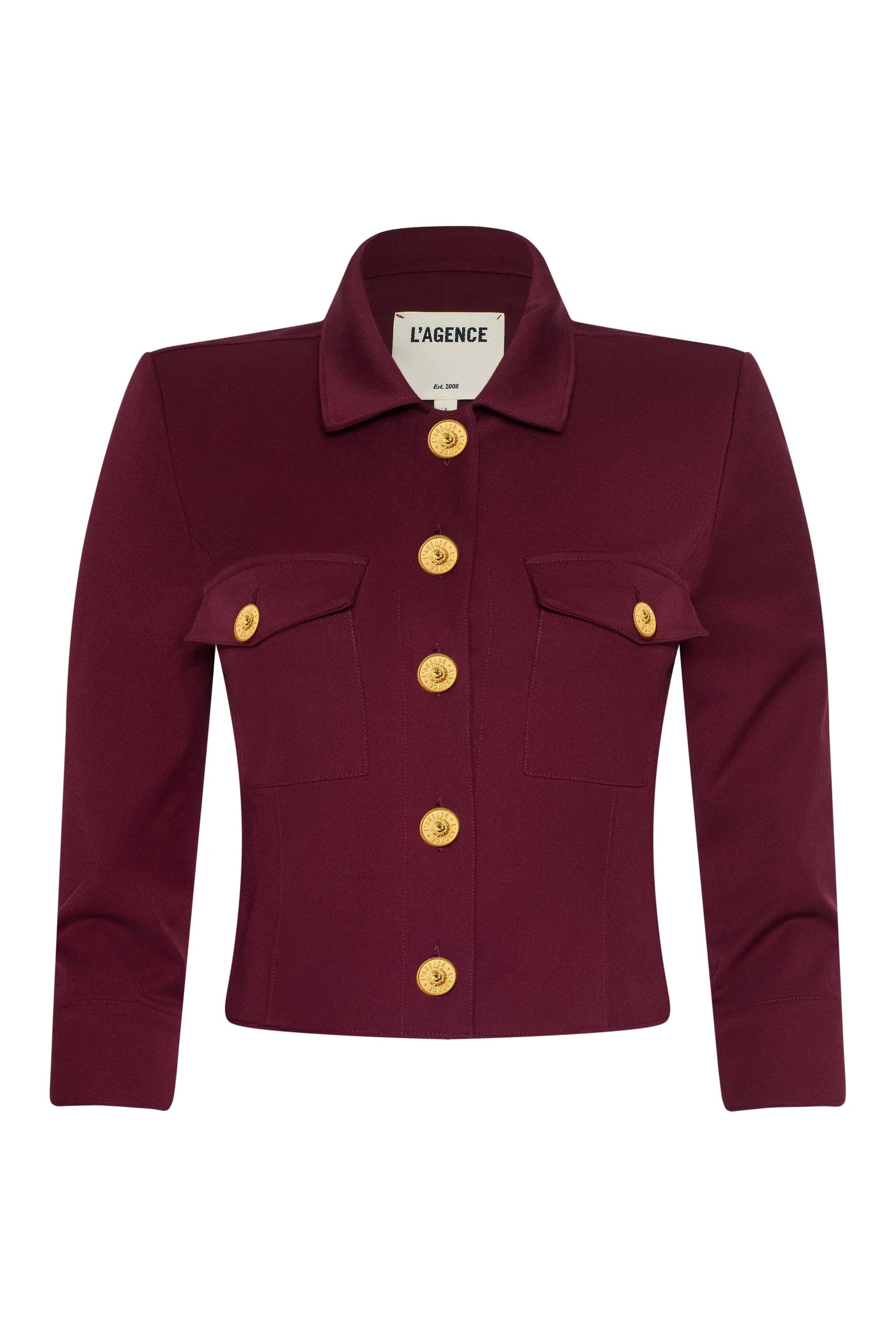 KUMI CROPPED FITTED JACKET - Jackets - Sassanova