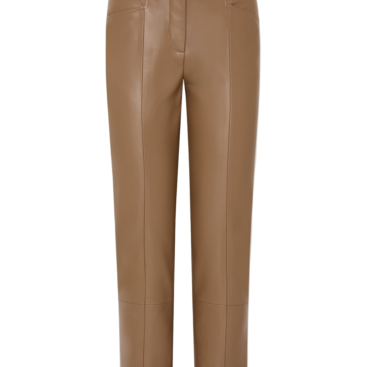 RUE FAUX LEATHER PANTS- MOCHA-Sassanova