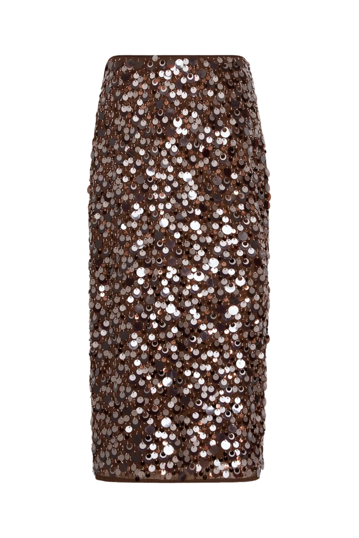 ROXANNE PAILLETTE MIDI SKIRT Sassanova
