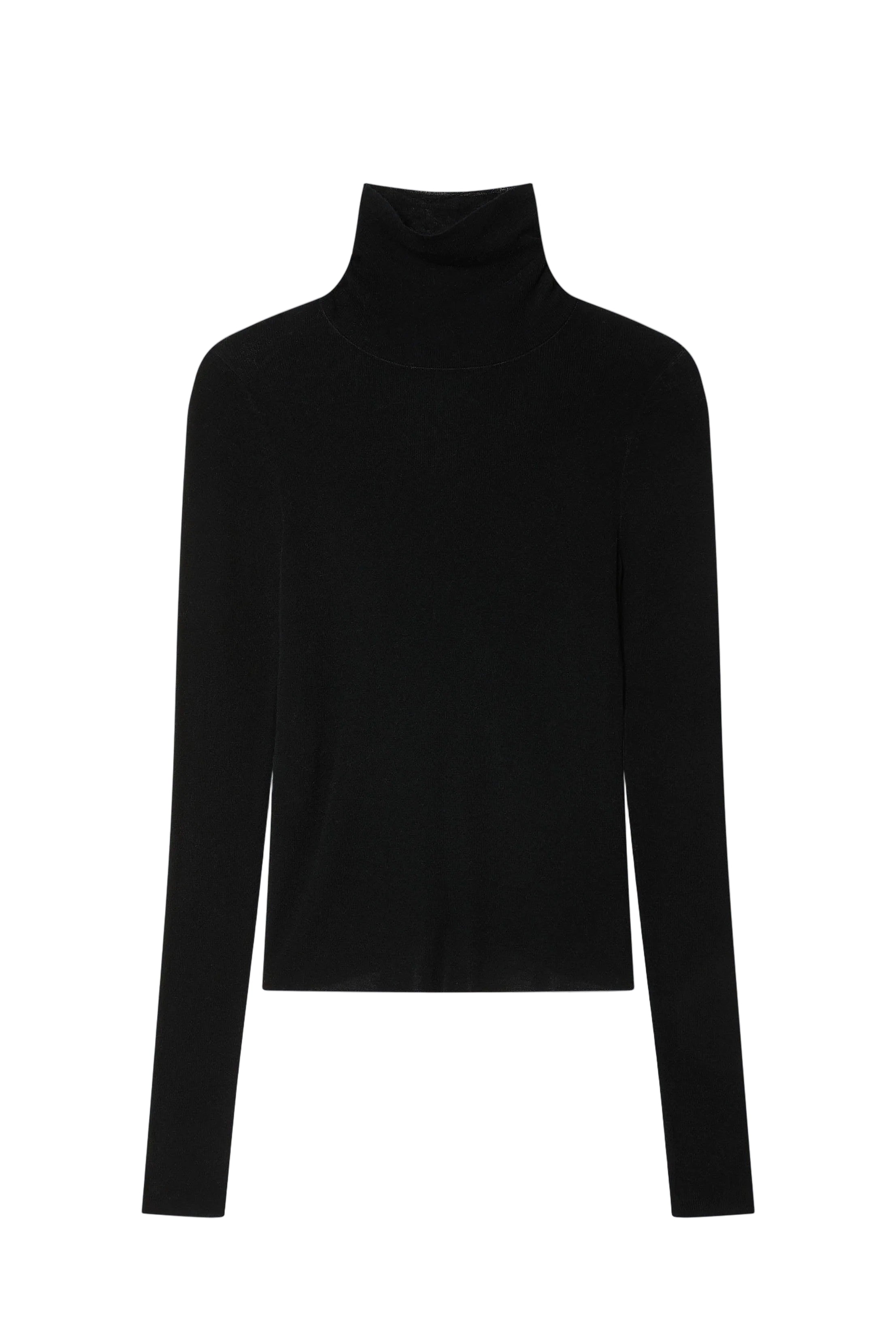 SUPERFINE CASHMERE BLEND TURTLENECK - Sweaters - Sassanova