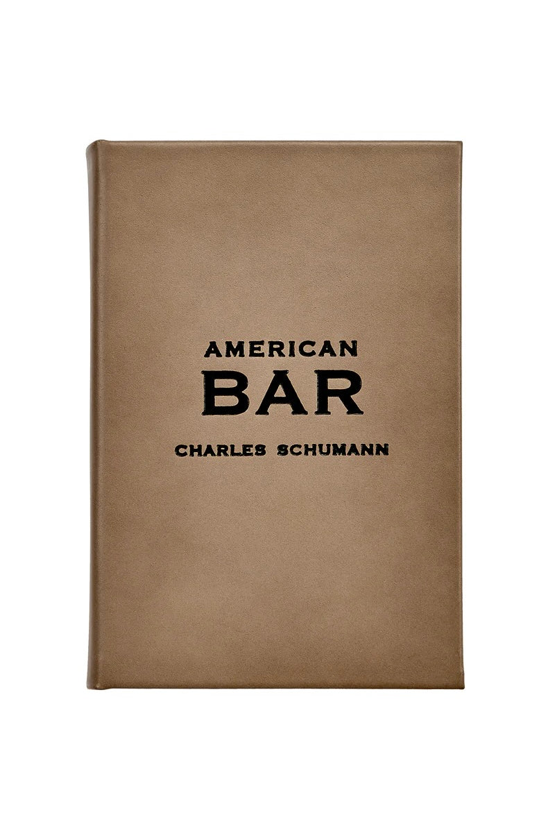 AMERICAN BAR BOOK- TAUPE LEATHER
novaman