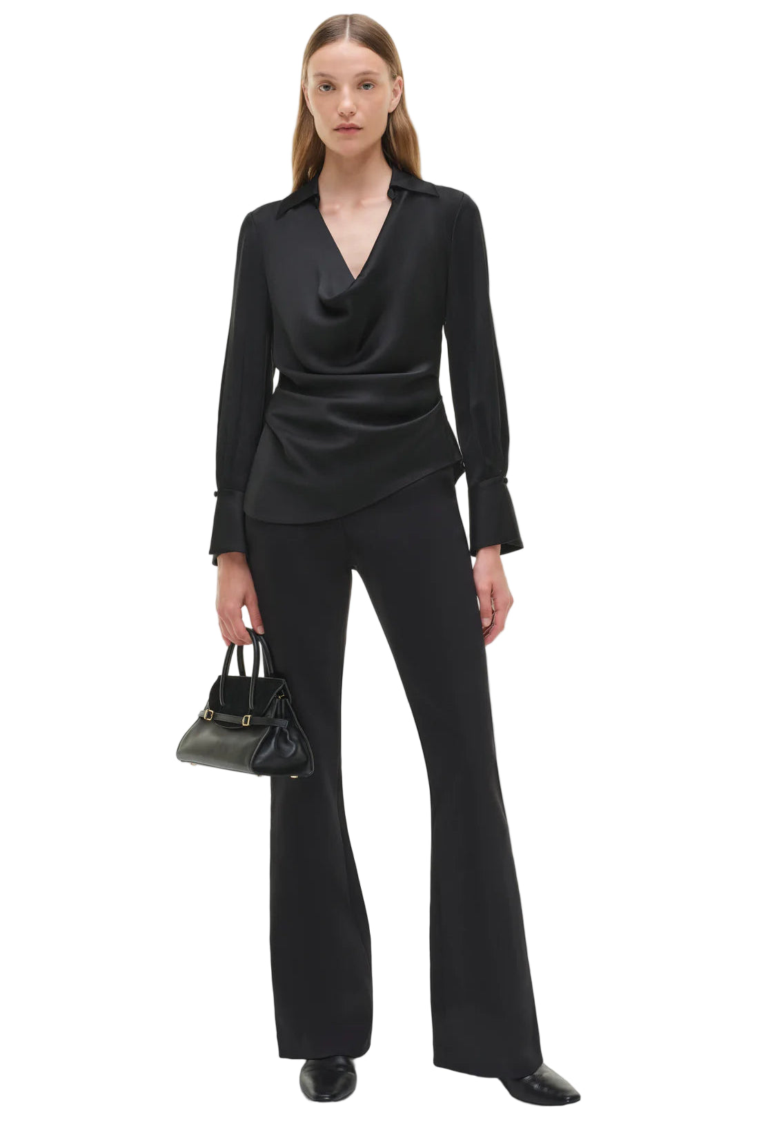 SYMONE L/S COWL NECK TOP
sassanova