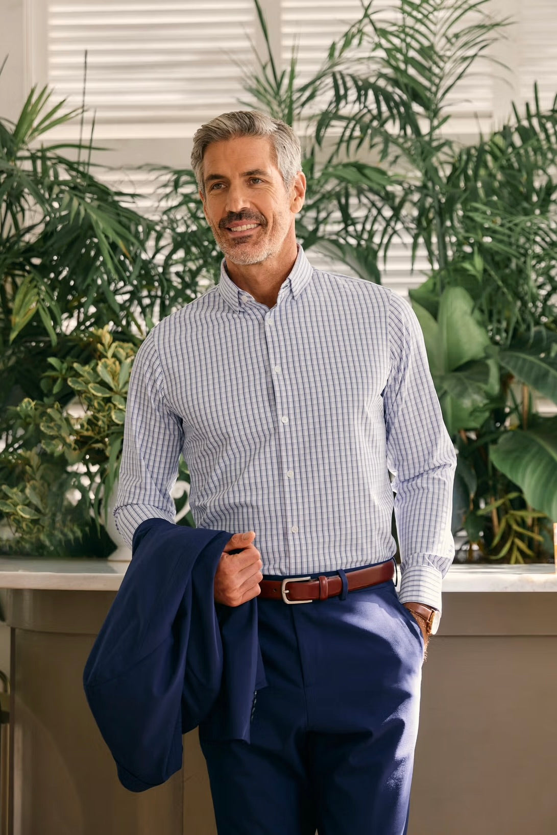 LEEWARD LONG SLEEVE DRESS SHIRT - Long Sleeved Shirts - Novaman
