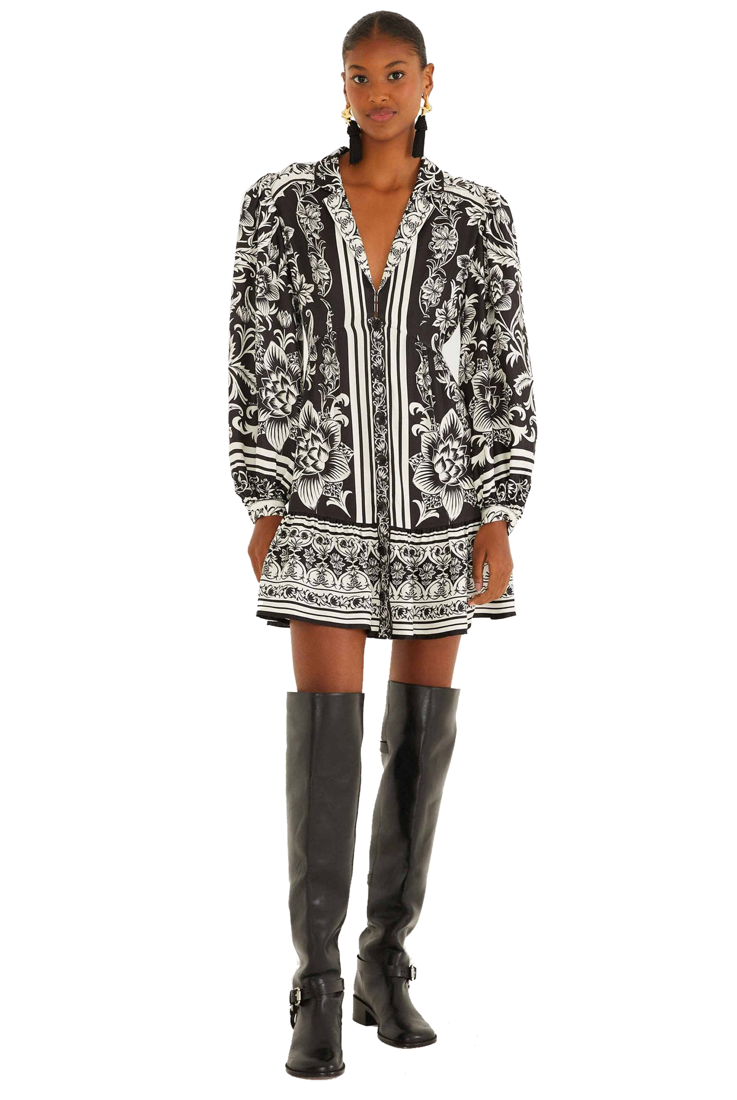 LISBON MINI DRESS - Dresses - Sassanova