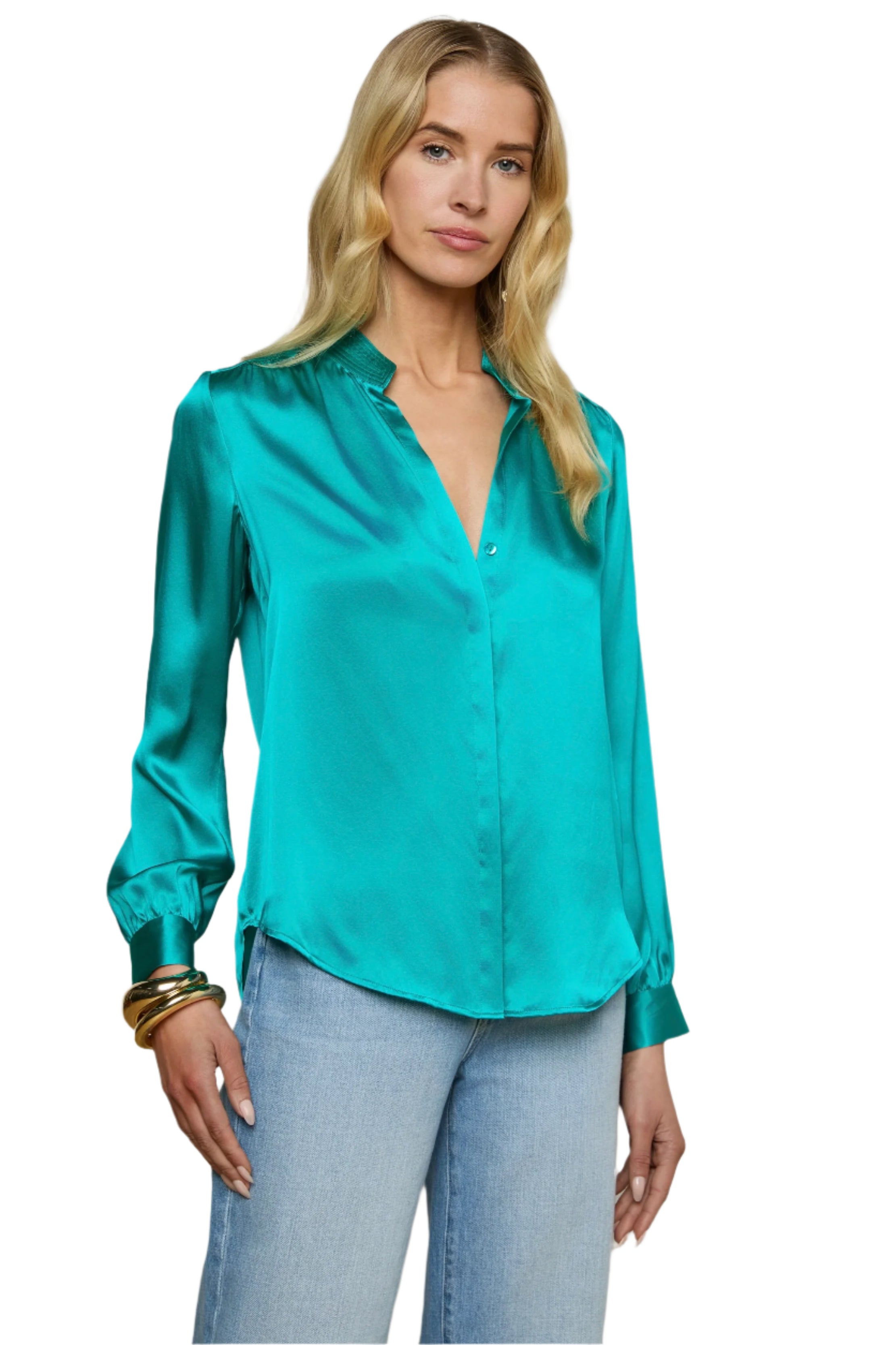 BIANCA BAND COLLAR BLOUSE (4490CLW)
sassanova