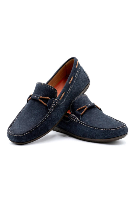 BERMUDA BRAID BIT LOAFER NAVY - Loafers - Novaman