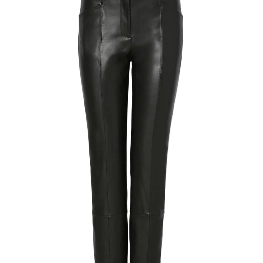 RUE FAUX LEATHER PANTS- BLACK