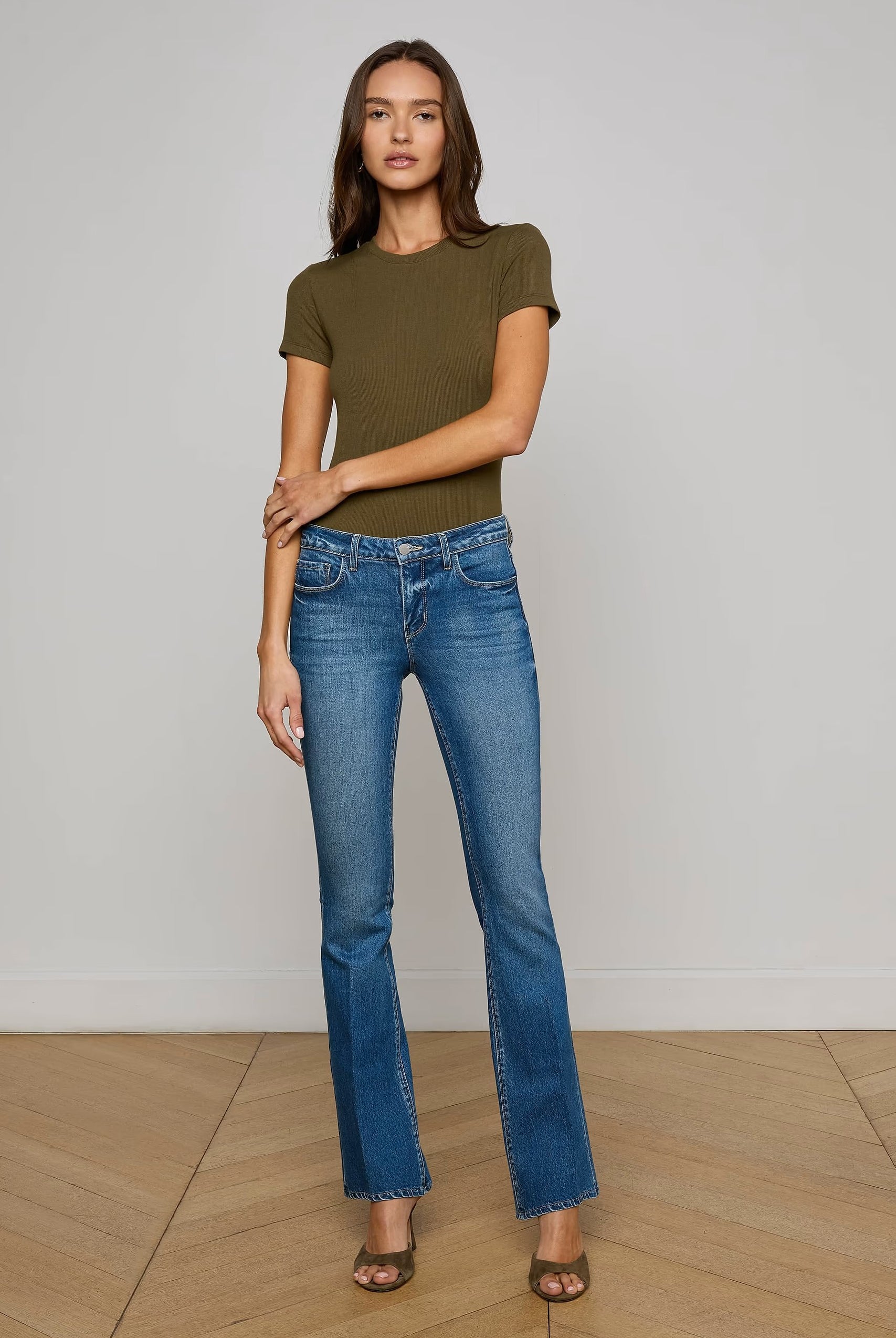 RESSI SS RIBBED CREW NECK TEE - T-shirts - Sassanova