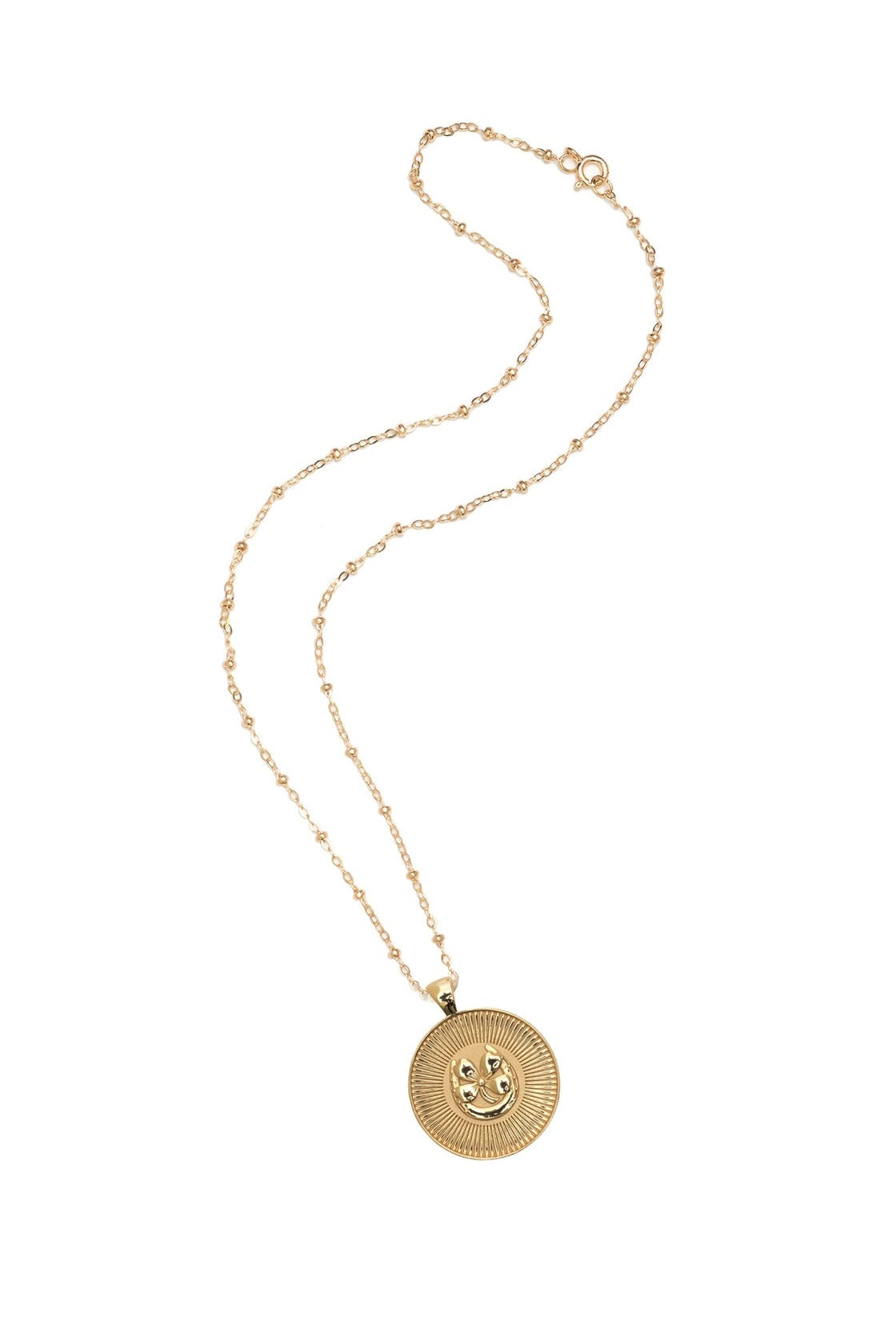 LUCKY SM PENDANT NECKLACE- SATELLITE CHAIN - Necklaces - Sassanova