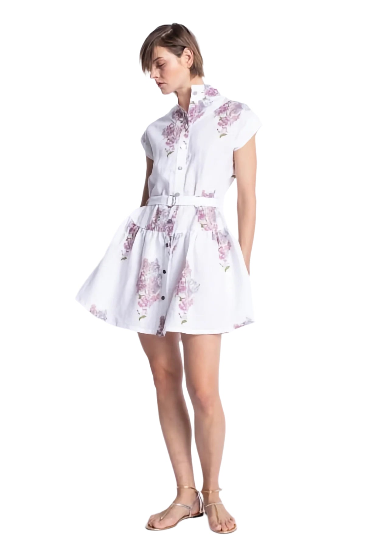 ZELIE PRINT MINI DRESS
sassanova