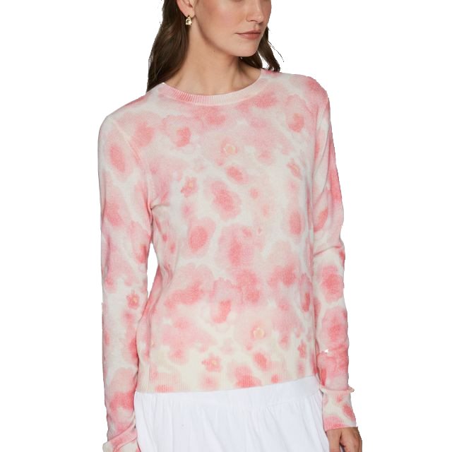 WATERCOLOR FLORAL PRINT CREW - Sassanova