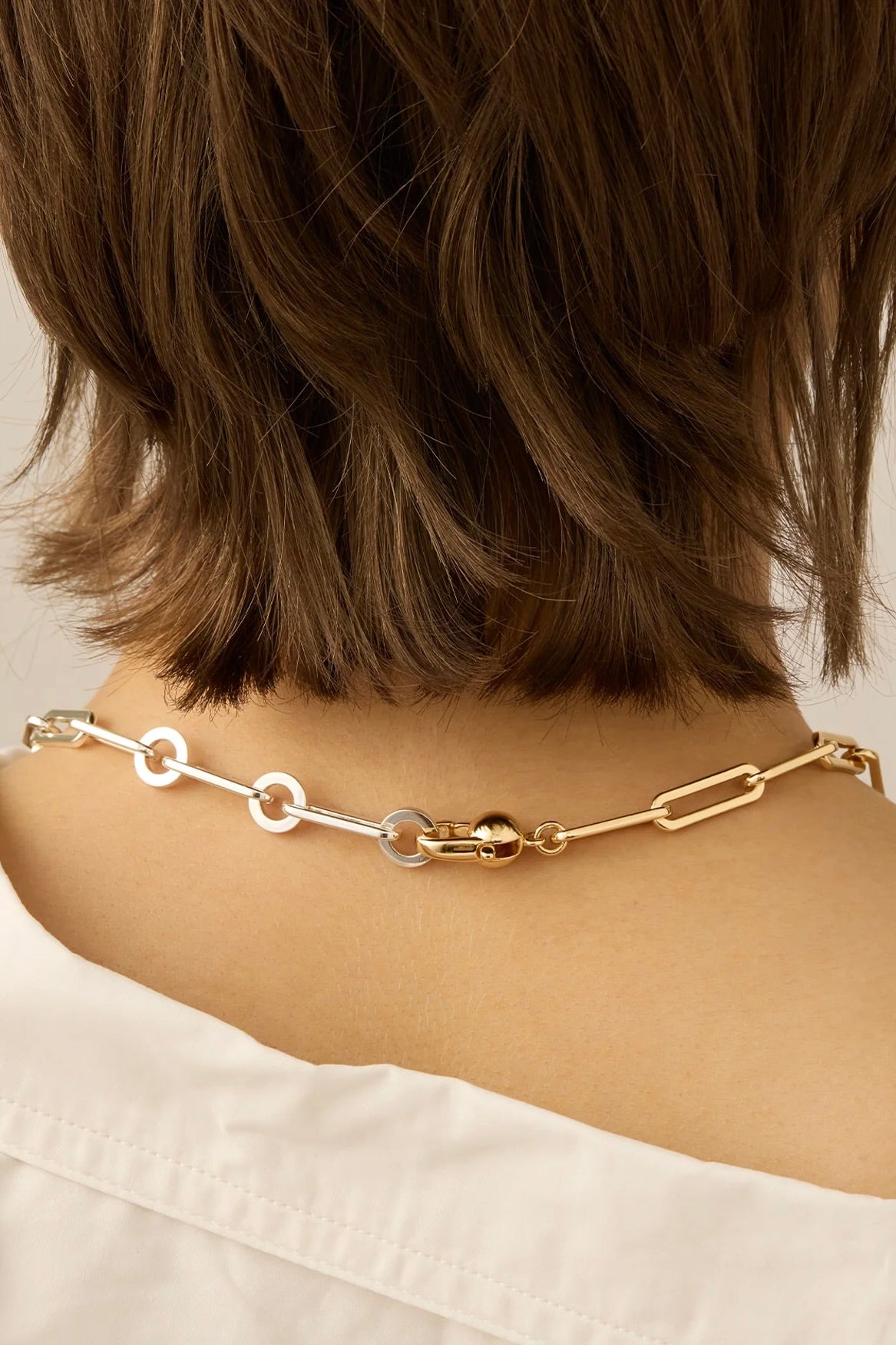 ANDI SLIM CHAIN NECKLACE - Necklaces - Sassanova