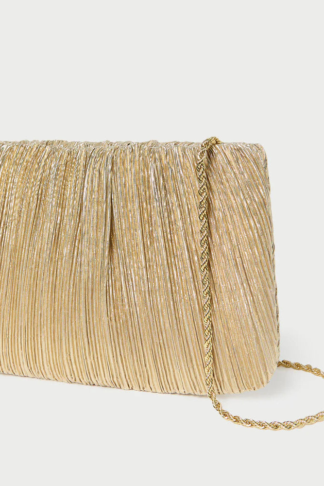 BRIT PLEATED POUCH - Handbags - Sassanova