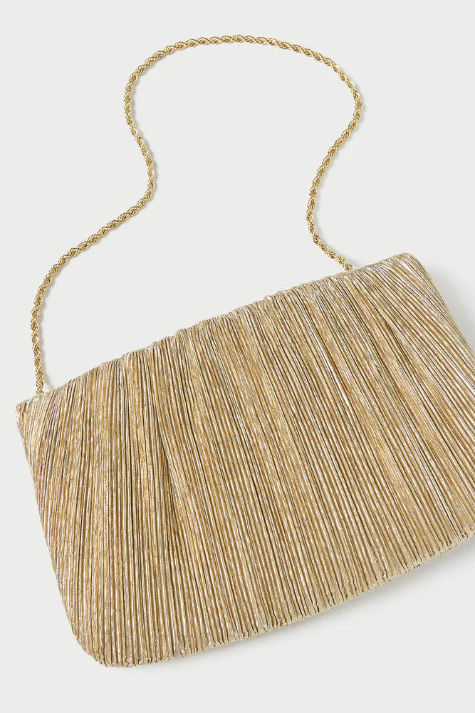 BRIT PLEATED POUCH - Handbags - Sassanova