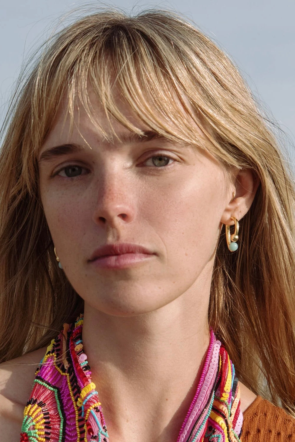 ALEXANDRA HOOPS- BLUE MULTI
sassanova