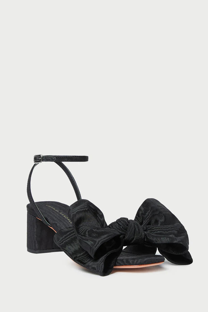 CARMEN MID HEEL BOW SANDAL - Heels - Sassanova