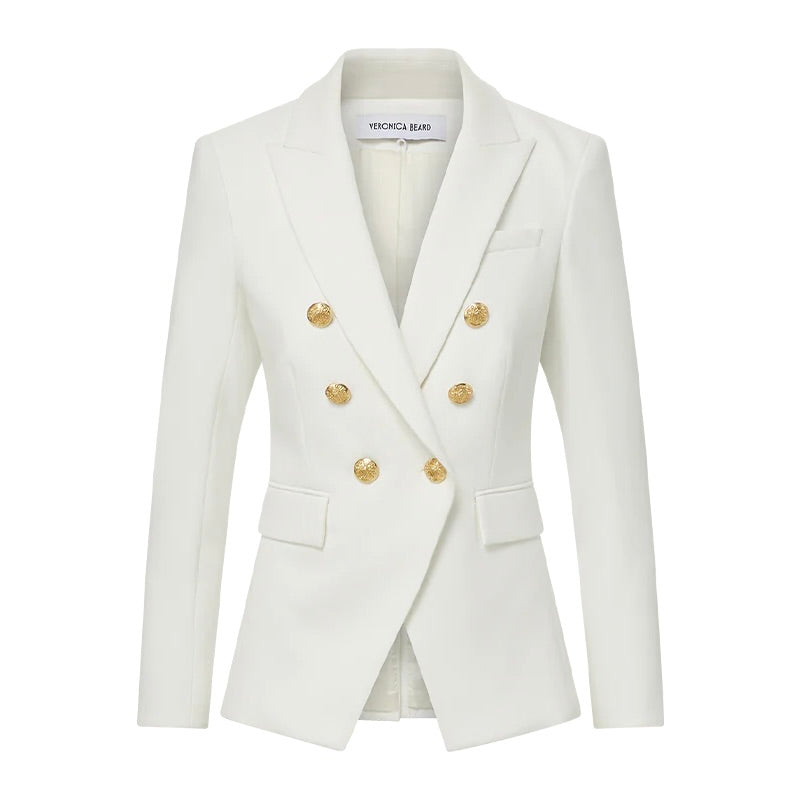 MILLER DICKEY JACKET WHT - Jacket - Sassanova