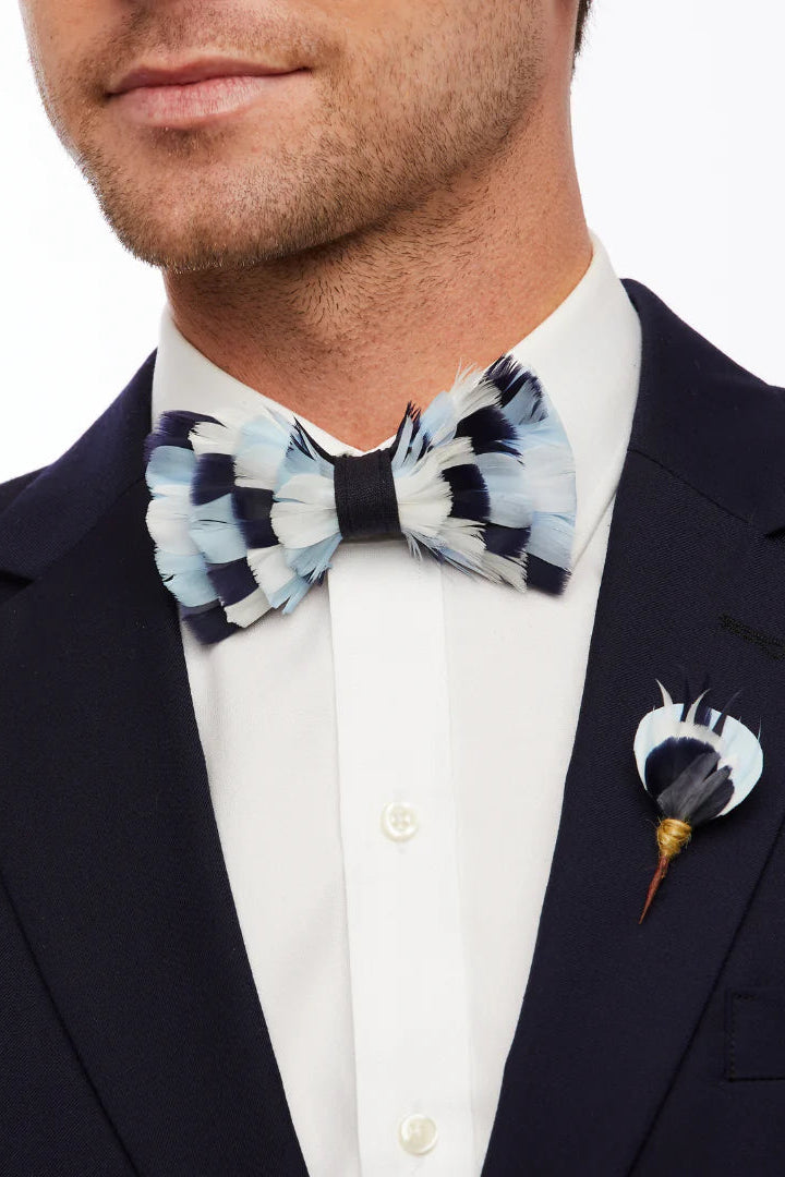 SUMMERALL BOW TIE BLUE - Neckties - Novaman