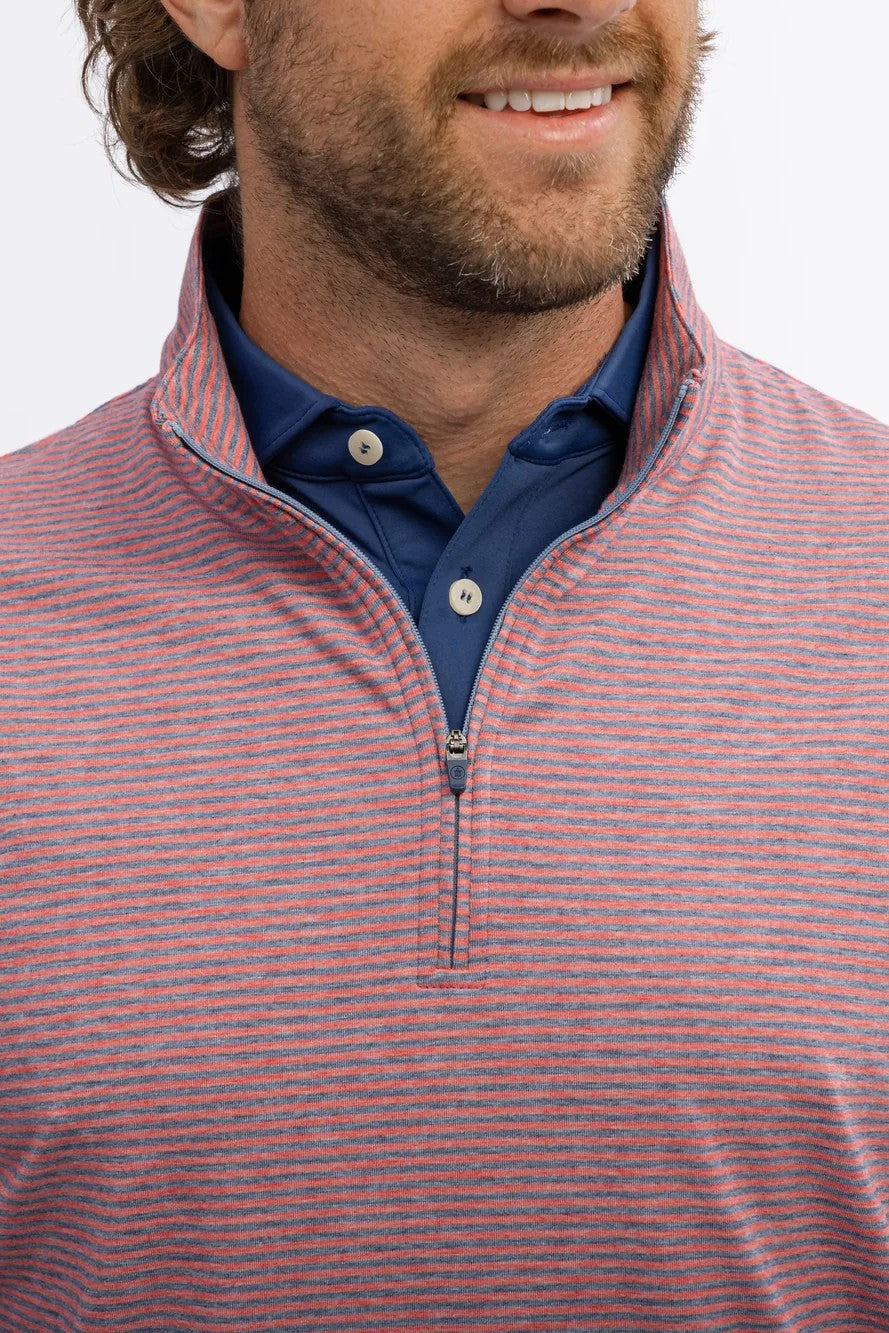 AVERY STRIPE 1/4 ZIP - Sweaters - Novaman