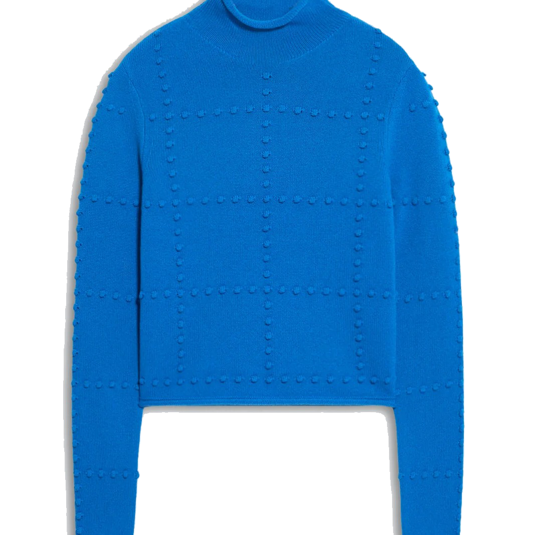 POPCORN TOP IN CASHMERE BLEND