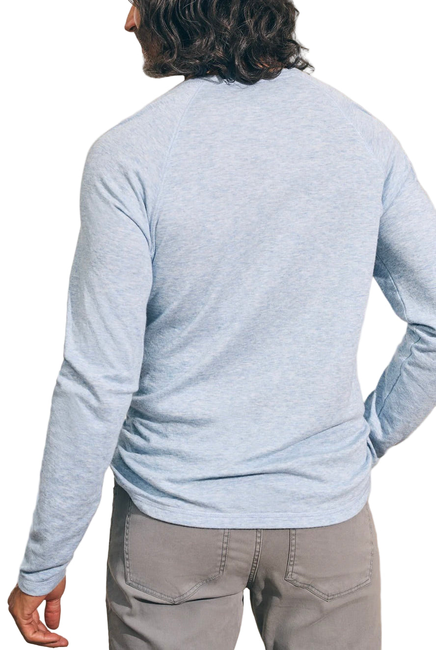 CLOUD LONG SLEEVE HENLEY - Long Sleeved Tees - Novaman