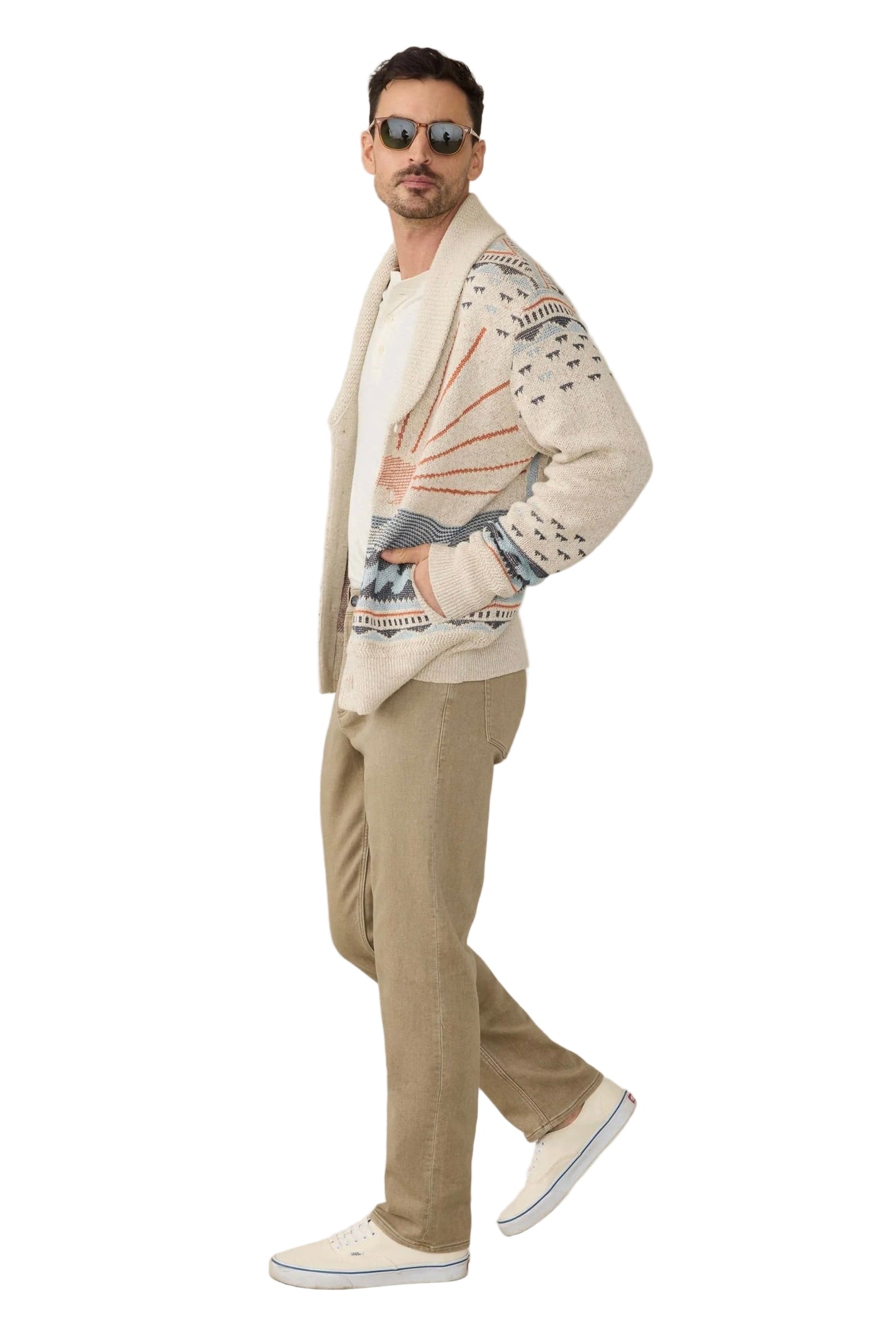 STRETCH TERRY 5 POCKET PANT - Pants - Novaman