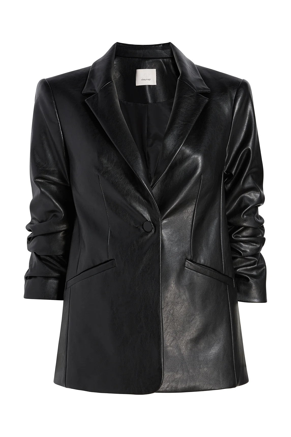 VEGAN LEATHER KYLIE JACKET - Jackets - Sassanova
