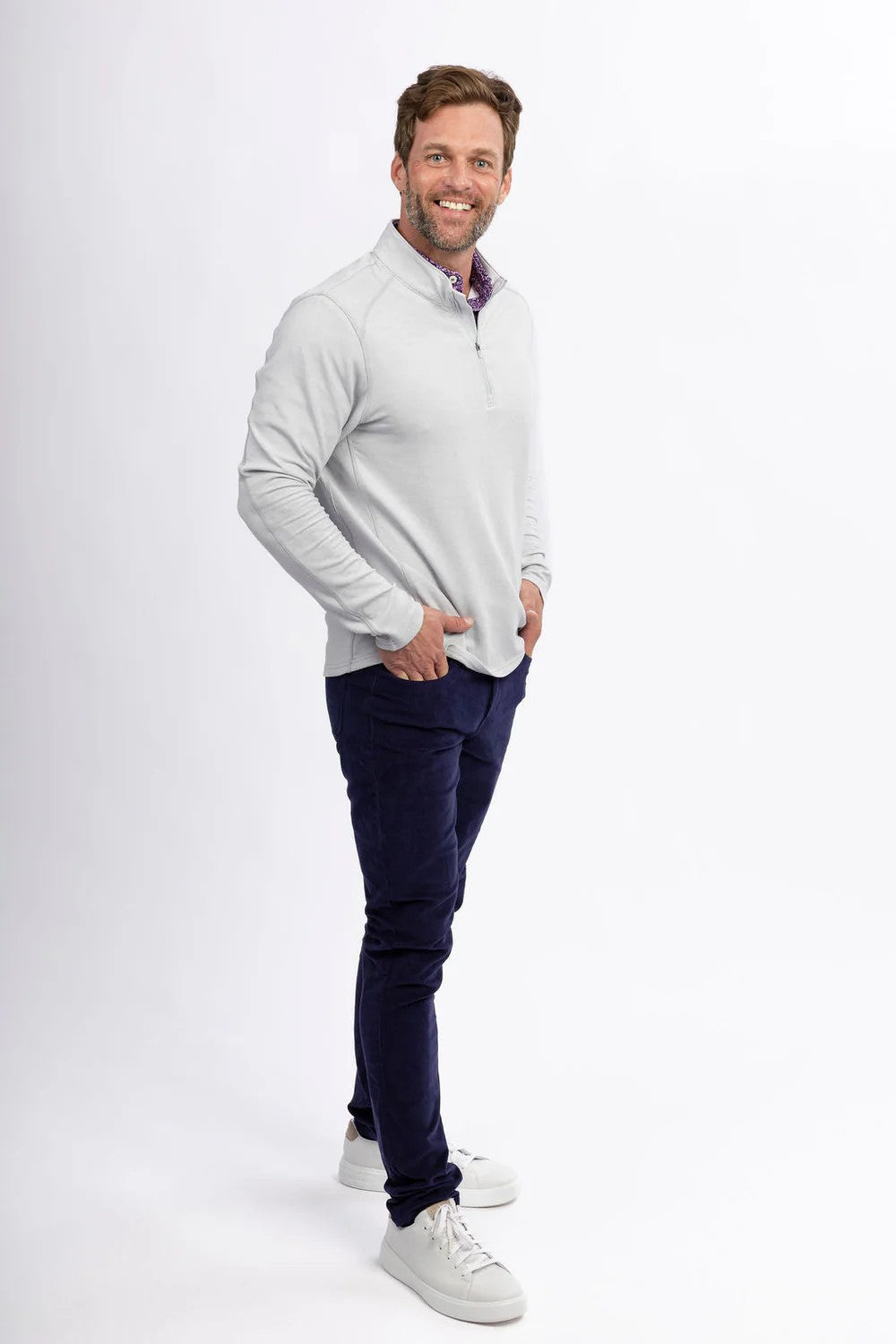 STIRLING PERFORMANCE 1/4 ZIP - Sweaters - Novaman