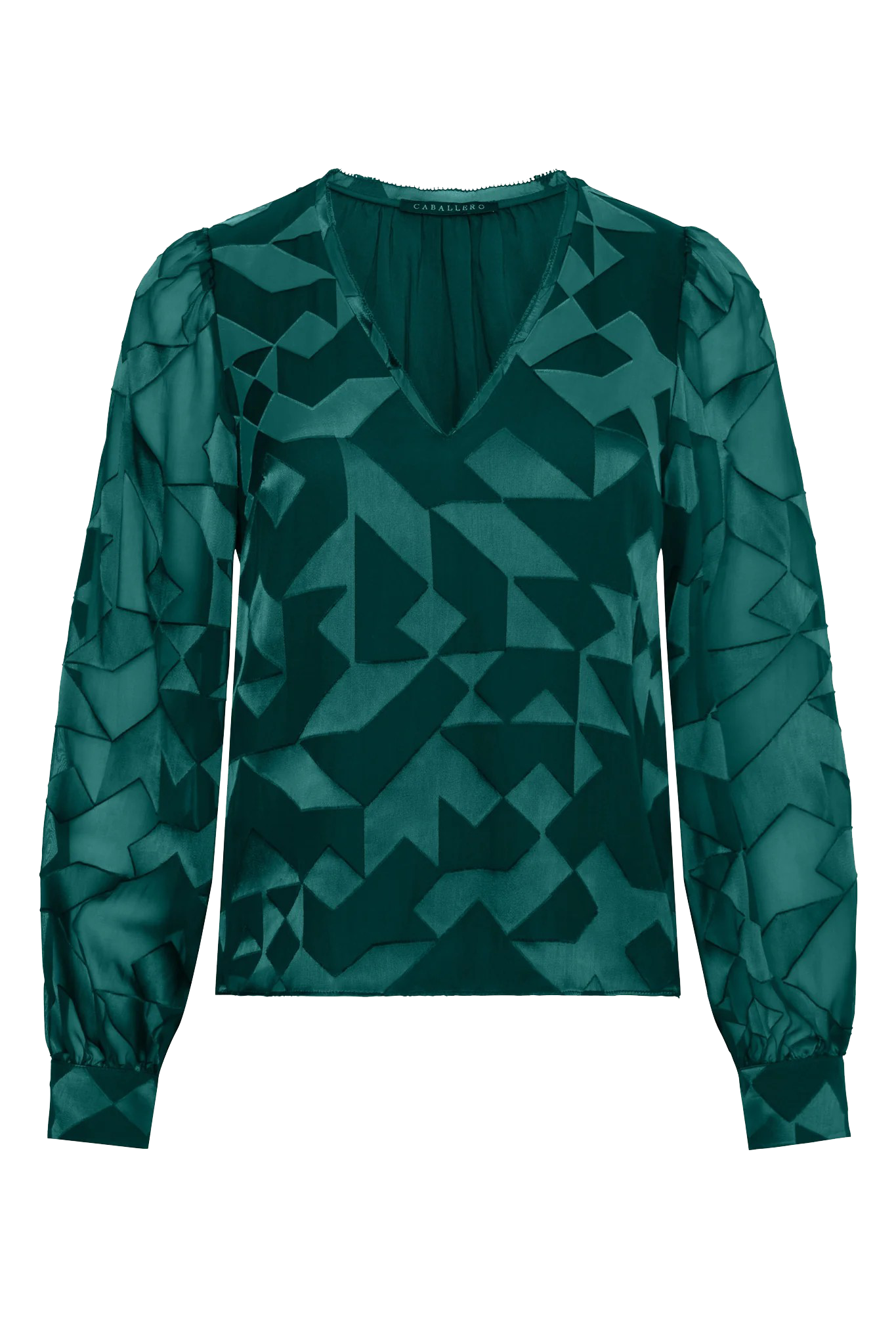 RUBY BURNOUT TOP - Blouses - Sassanova