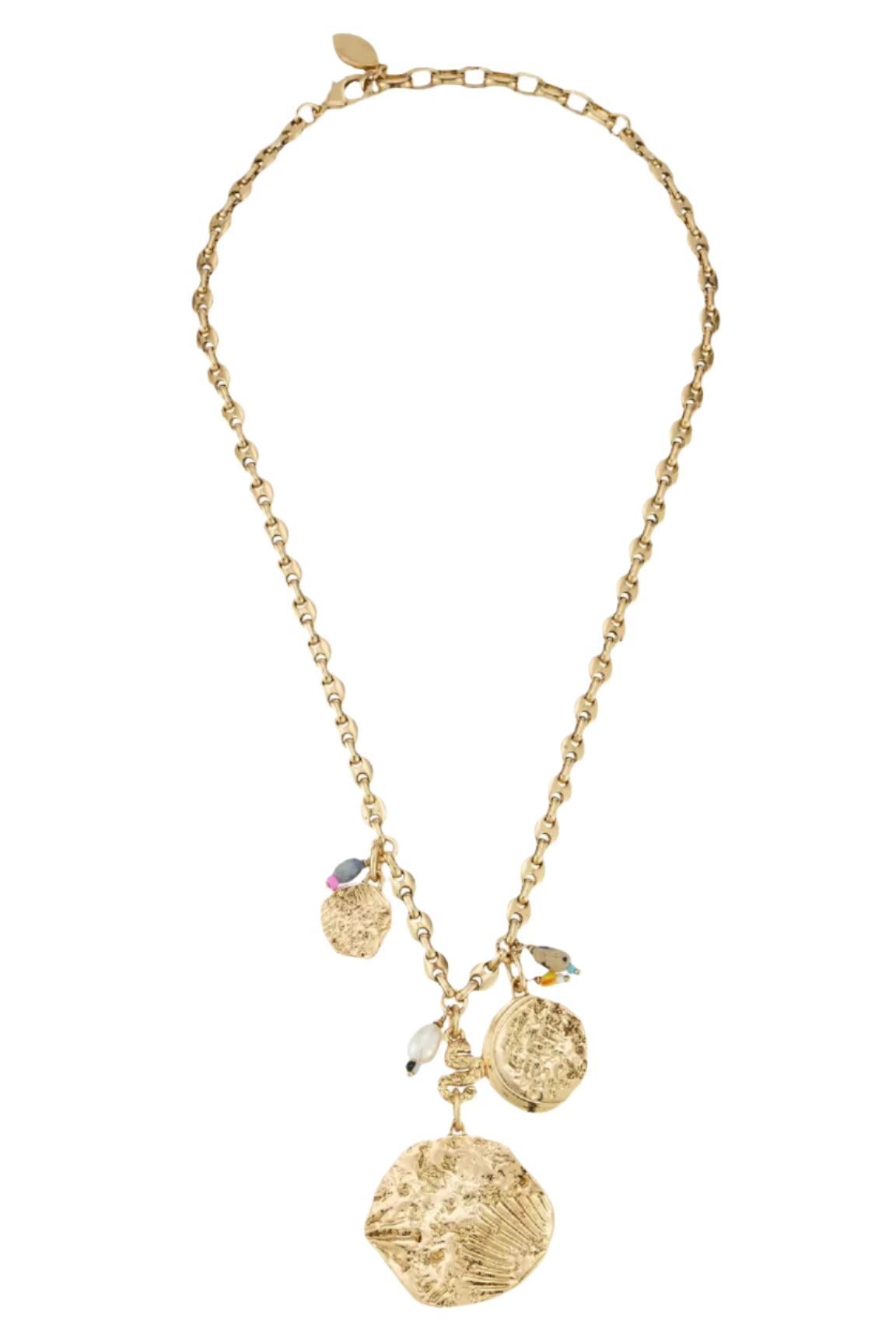 CARMEN CHARM NECKLACE- ANTQ GOLD
sassanova