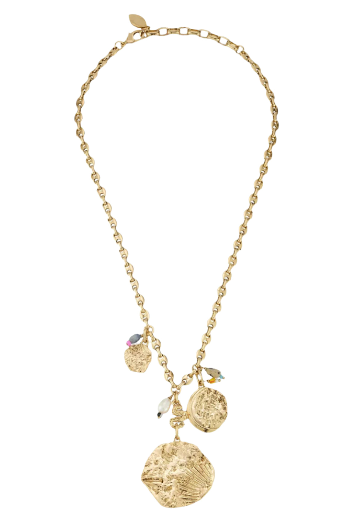 CARMEN CHARM NECKLACE- ANTQ GOLD
sassanova