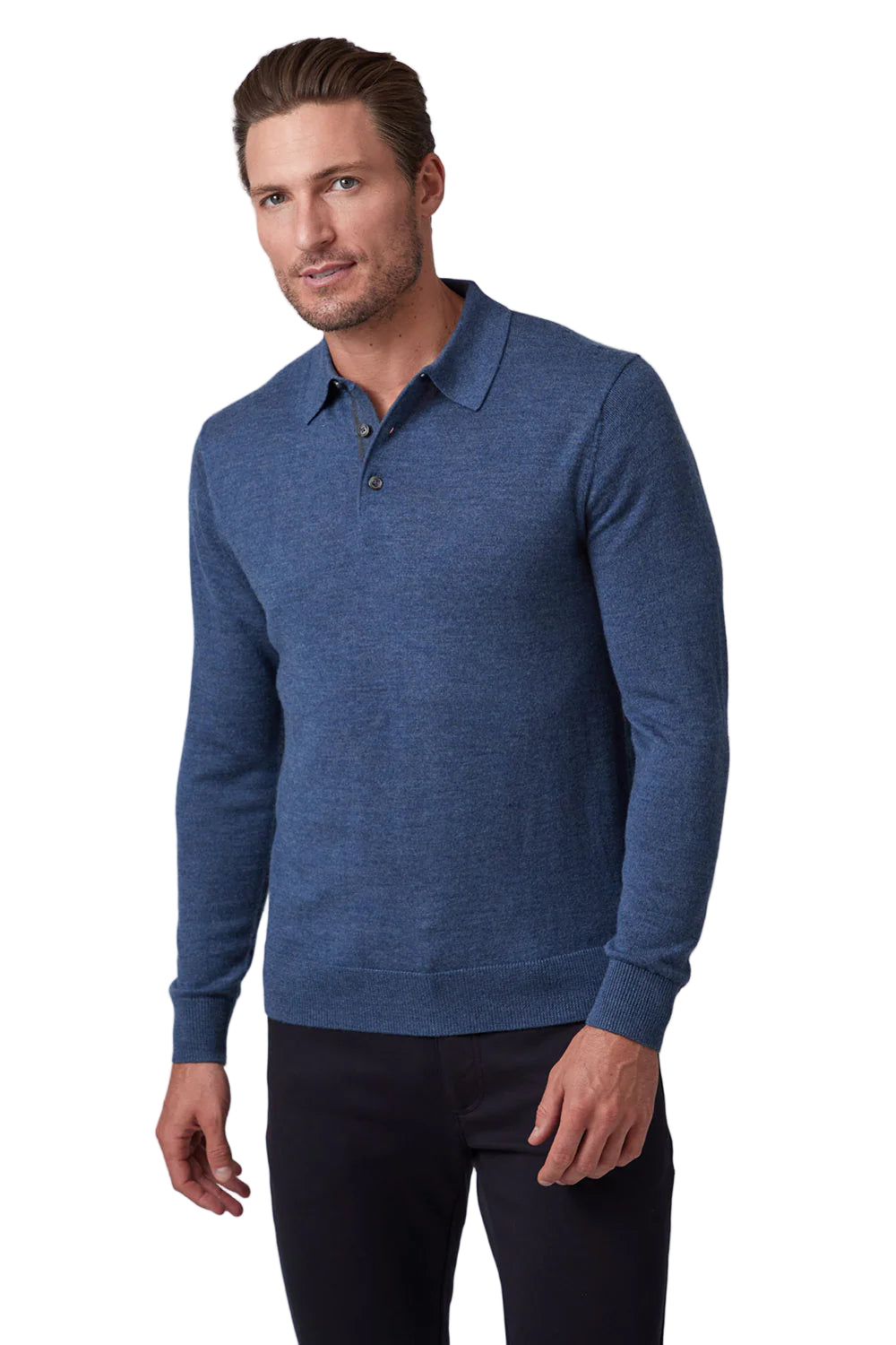 LOGAN L/S 3 BUTTON POLO
novaman