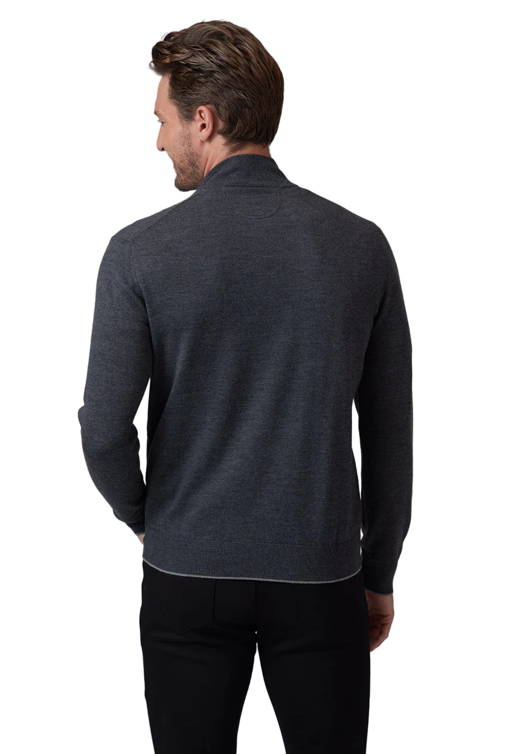 CLASSIC ZIP MOCK - Sweaters - Novaman