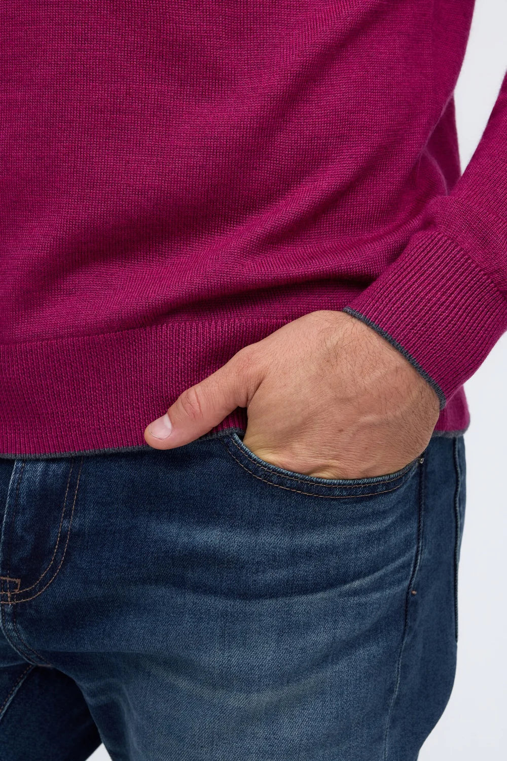 CLASSIC ZIP MOCK - Sweaters - NovaMan