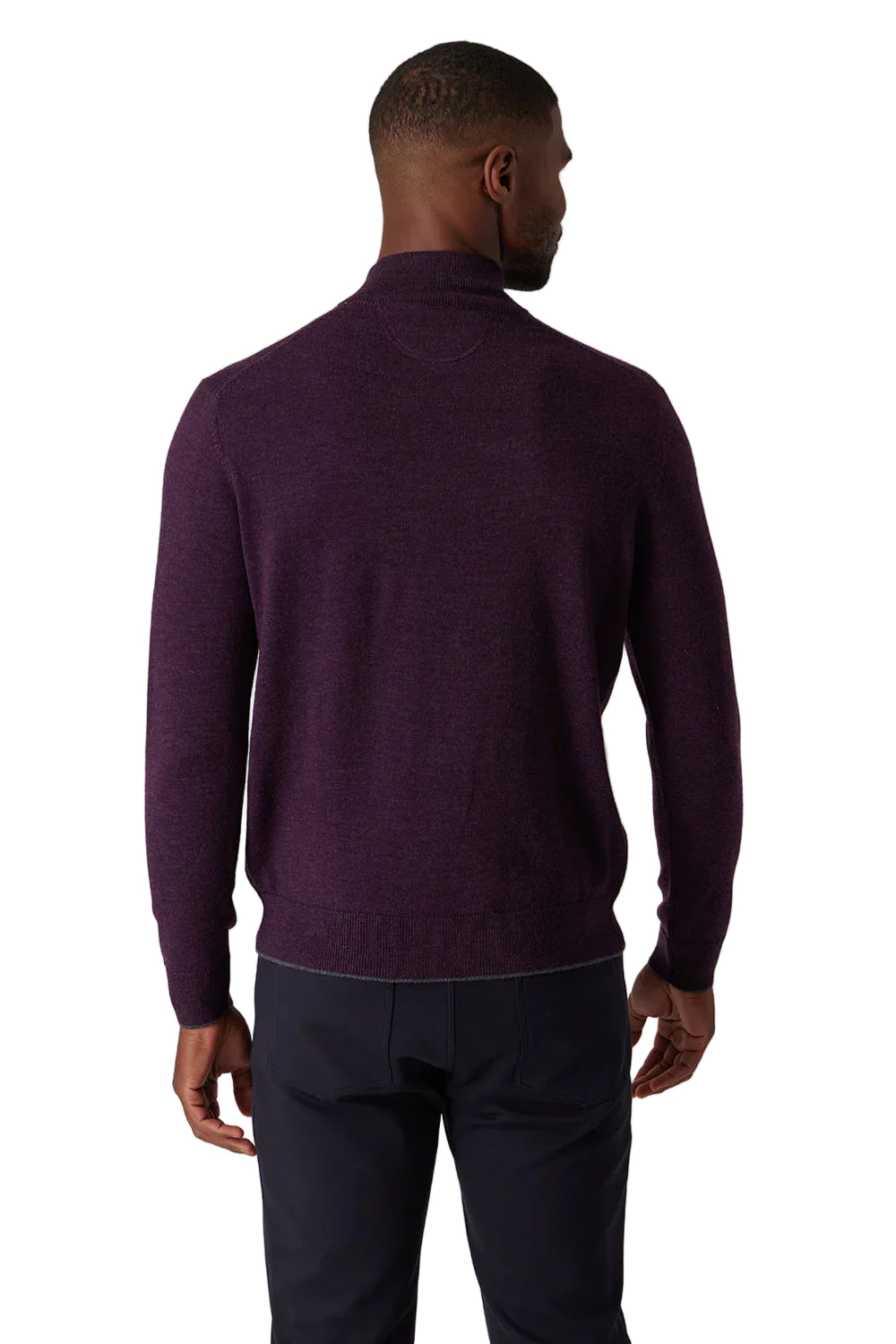 CLASSIC ZIP MOCK WNB- Sweaters - novaman
