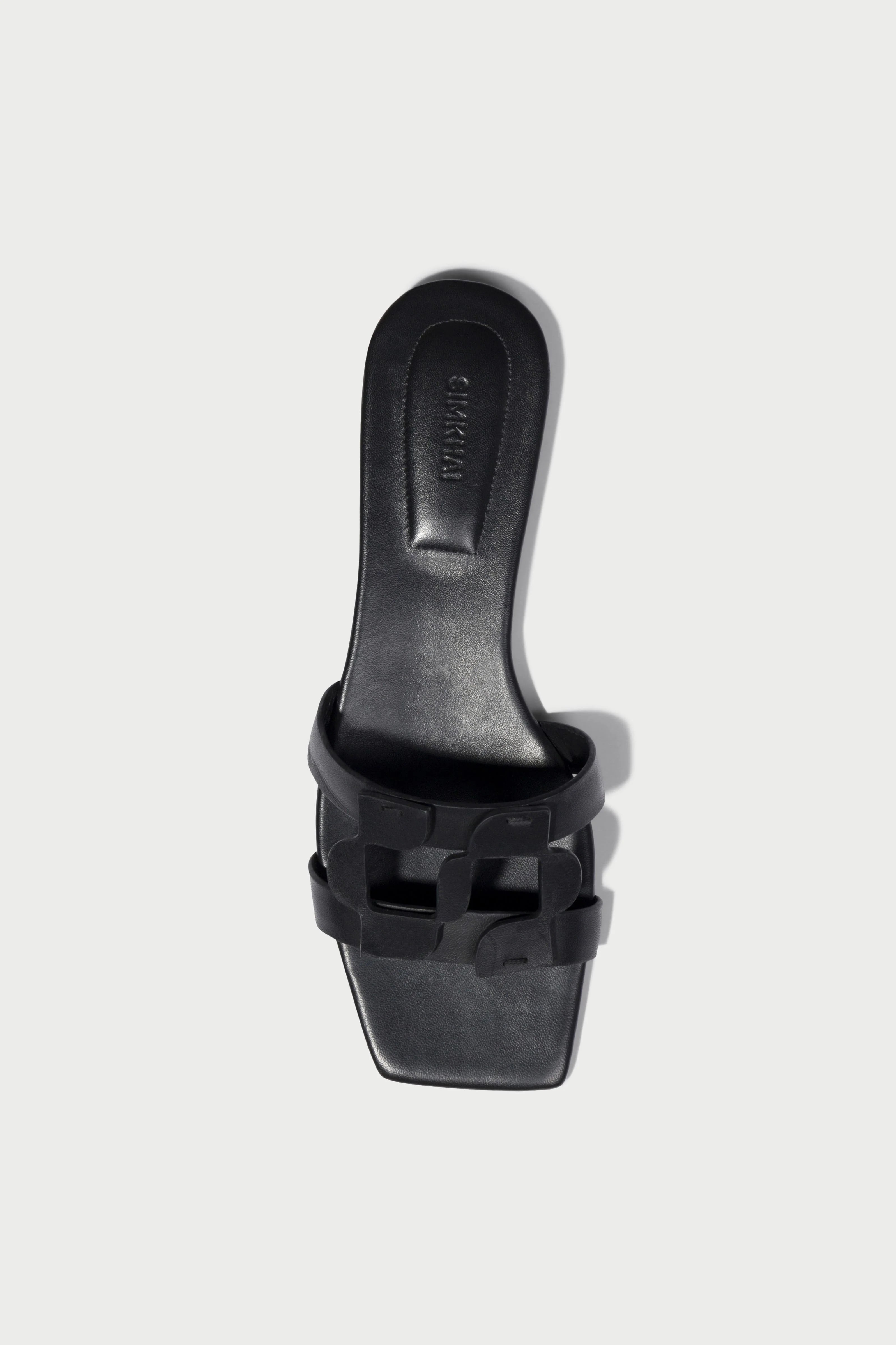 SIMKHAI MONOGRAM FLAT SLIDE - Shoes - Sassanova