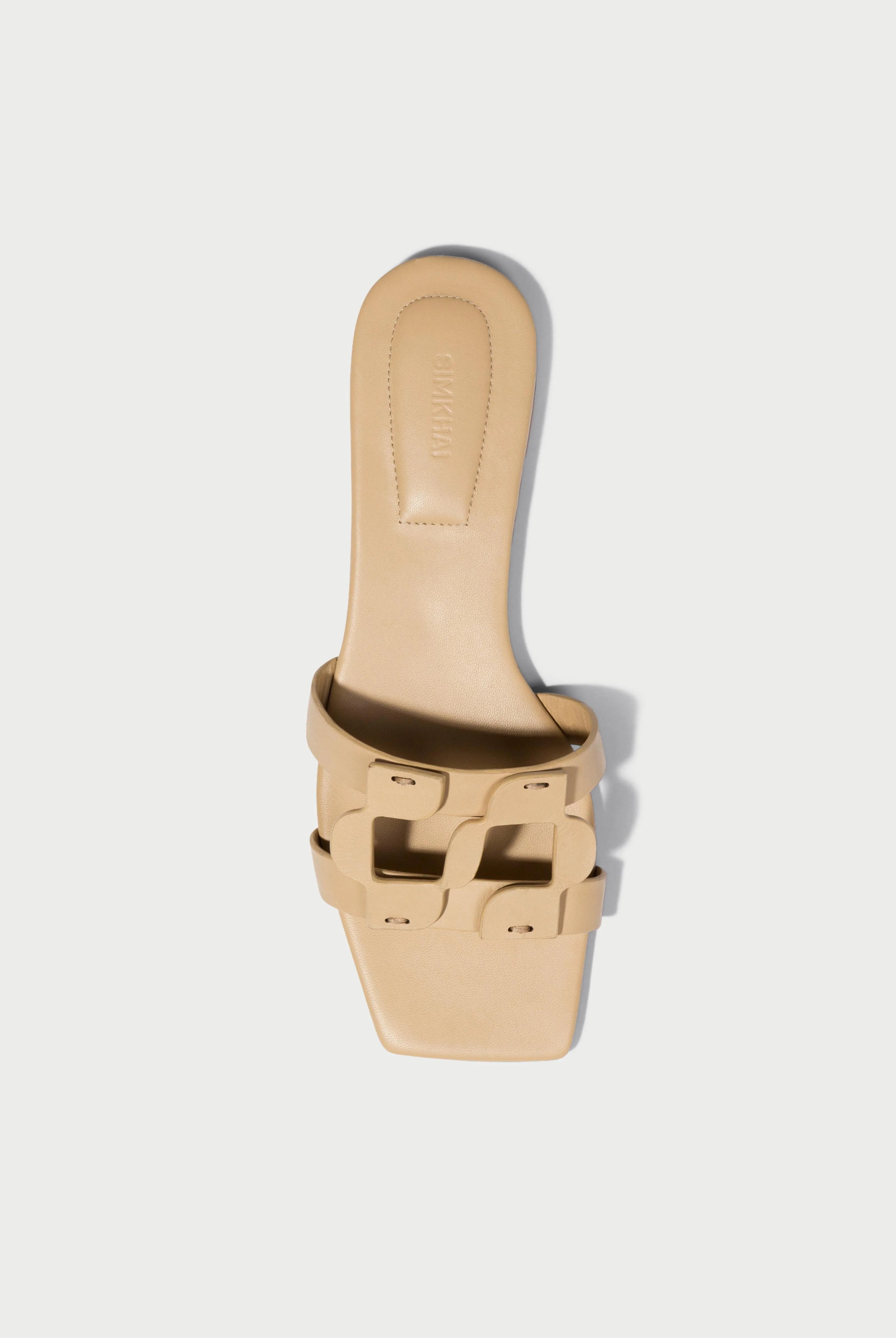 SIMKHAI MONOGRAM FLAT SLIDE - Shoes - Sassanova
