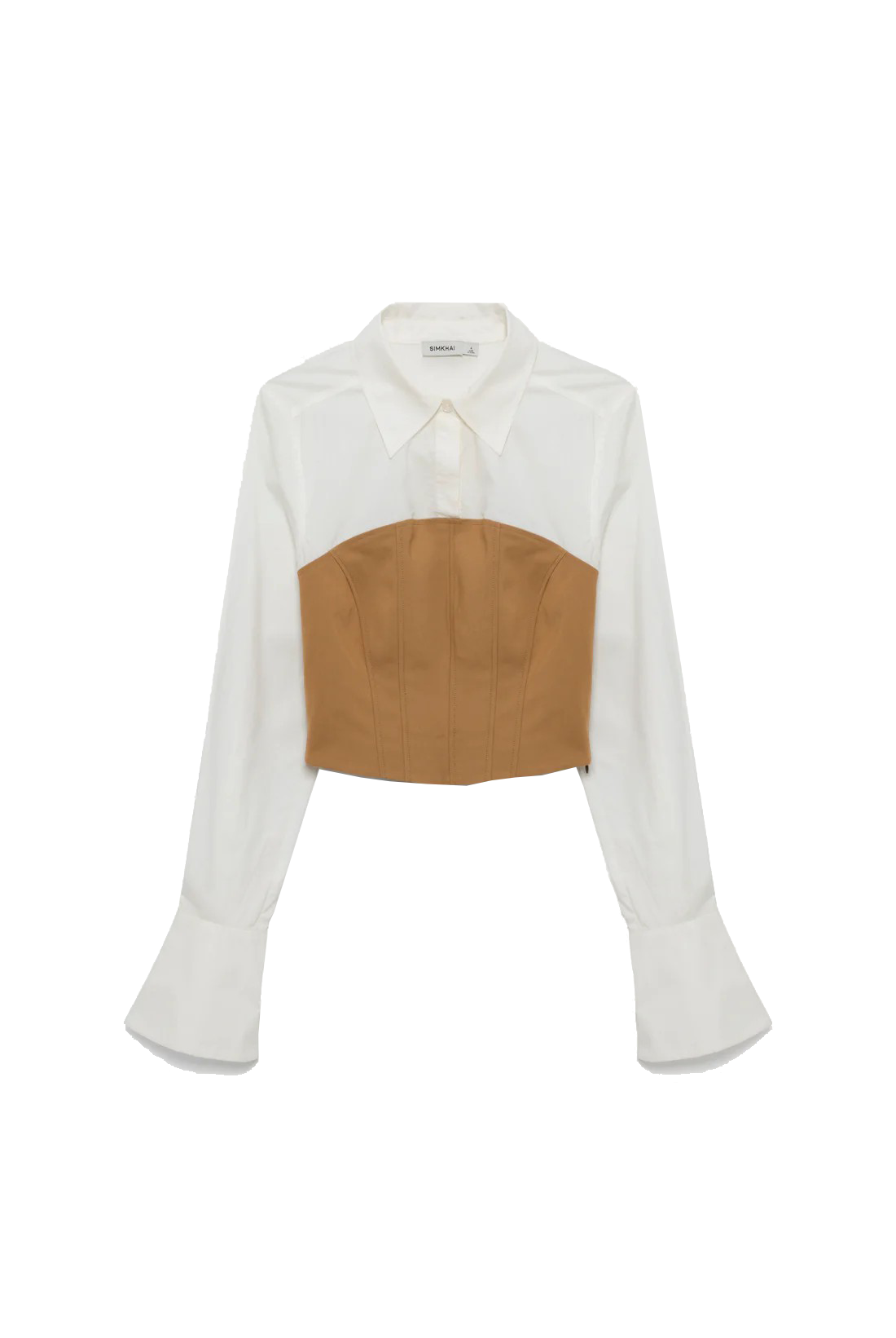 LIDEY L/S COMBO TOP - Blouses - Sassanova