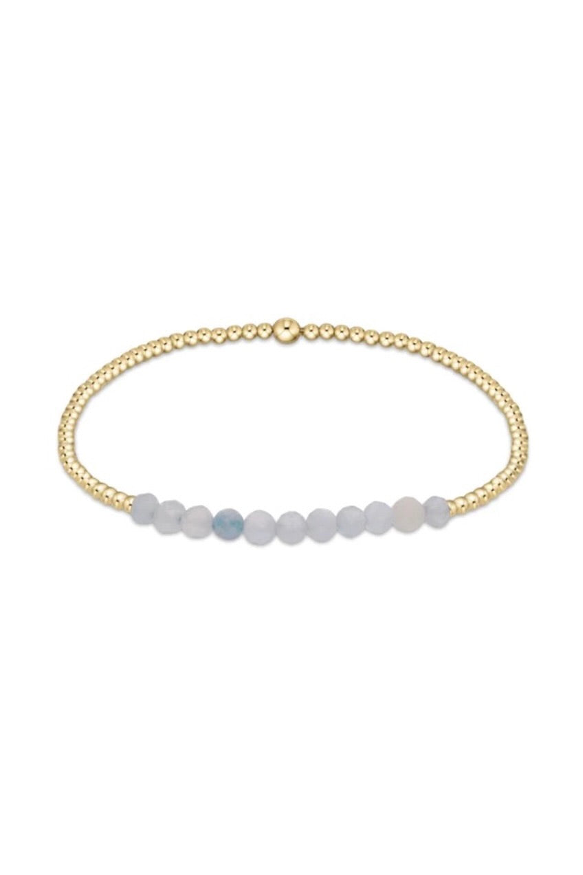 GOLD BLISS 2MM BEAD BRACELET - sassanova