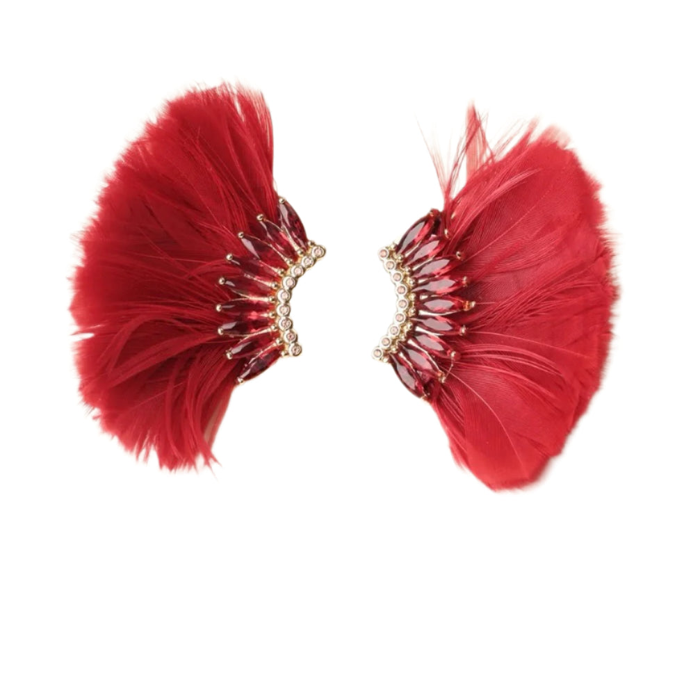 LUX MINI MADELINE FEATHER EARRING
sassanova