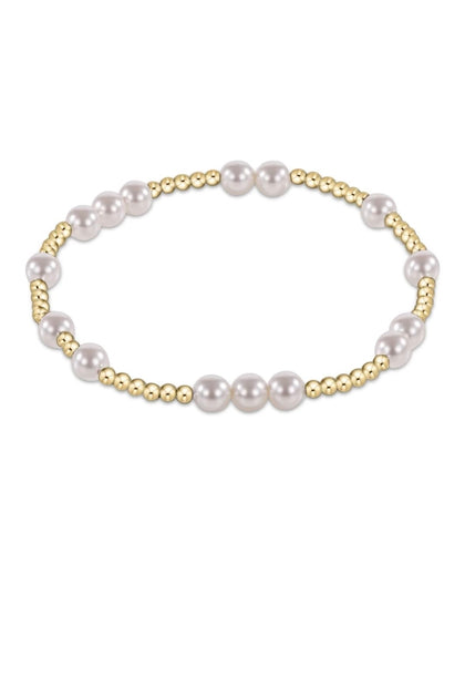Hope Unwritten 5mm Bead Bracelet - Pearl main image 0