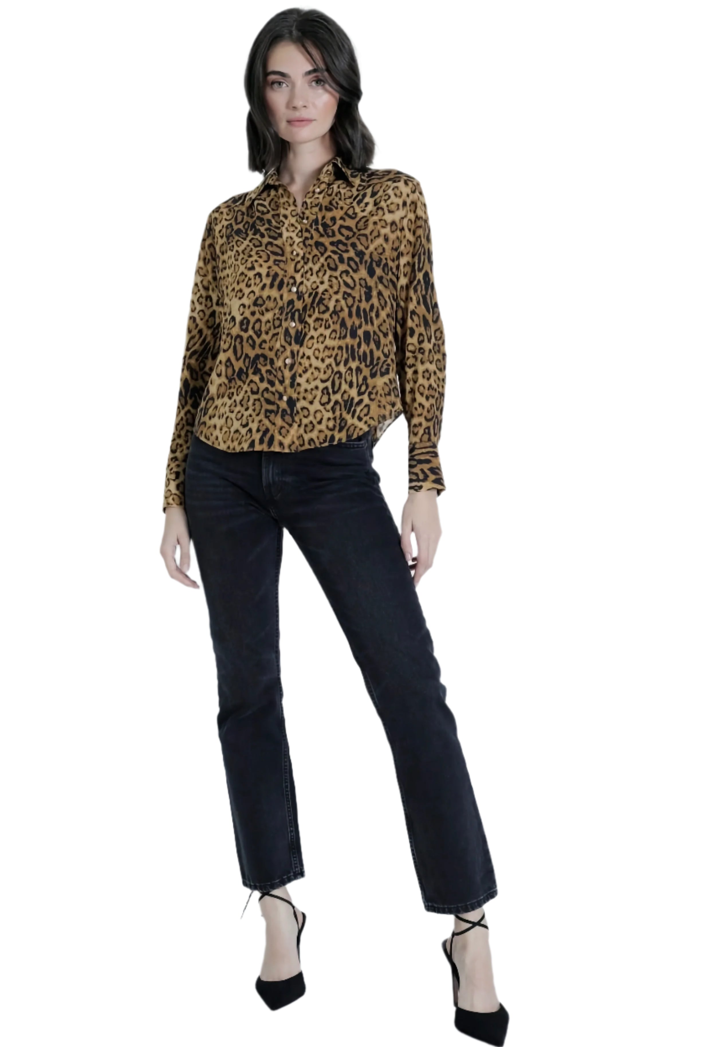 MARIANA PRINT BLOUSE - Blouses - Sassanova