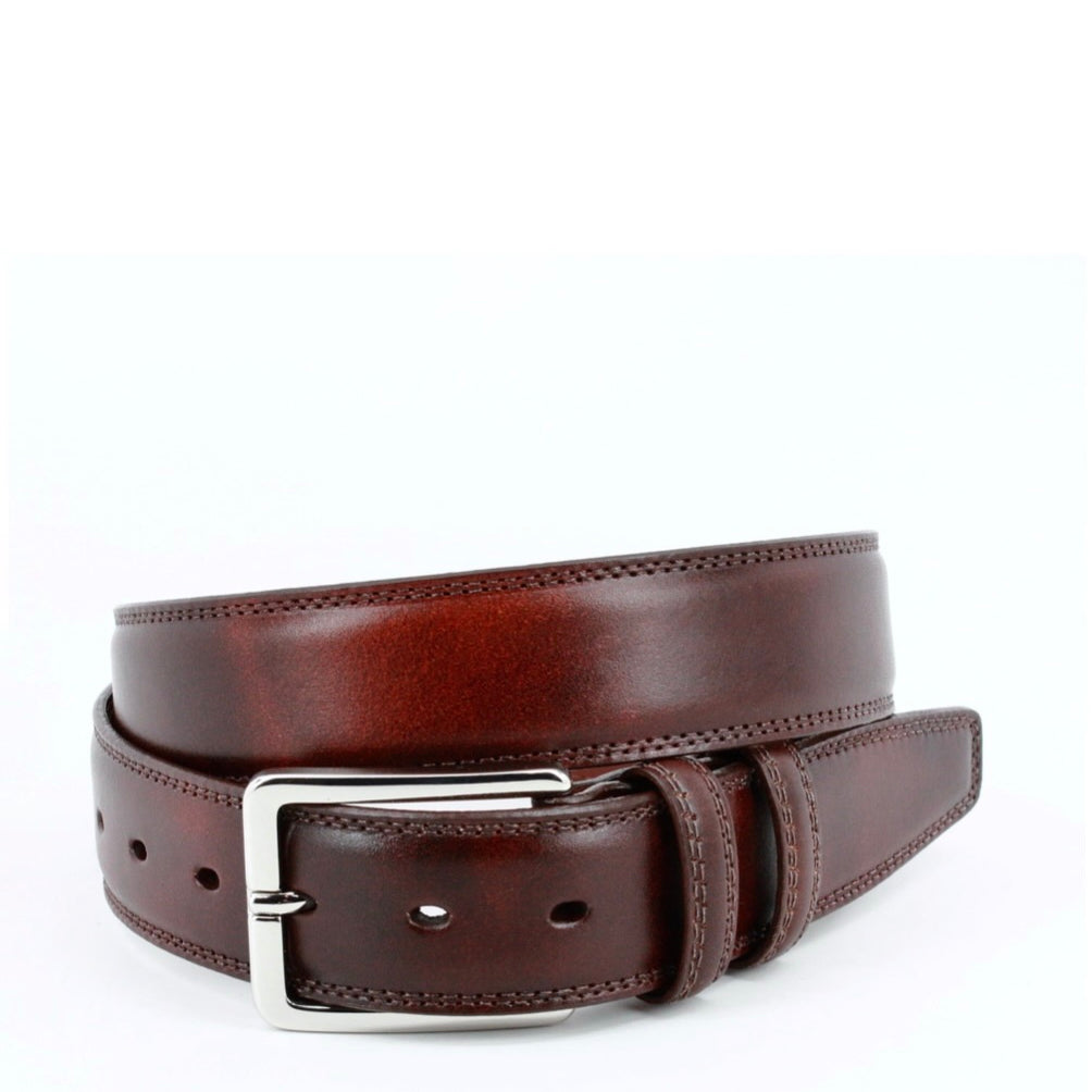 ITALIAN POLISHED CALFSKIN BELT