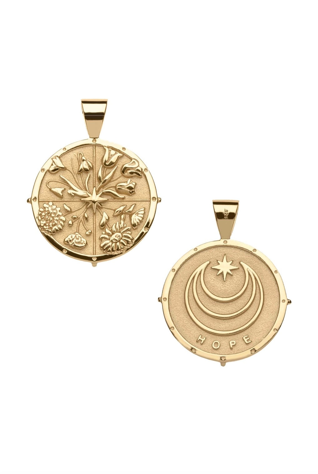 HOPE SM PENDANT NECKLACE- SATELLITE CHAIN
sassanova