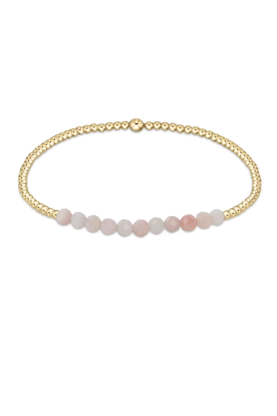 GOLD BLISS 2MM BEAD BRACELET - sassanova