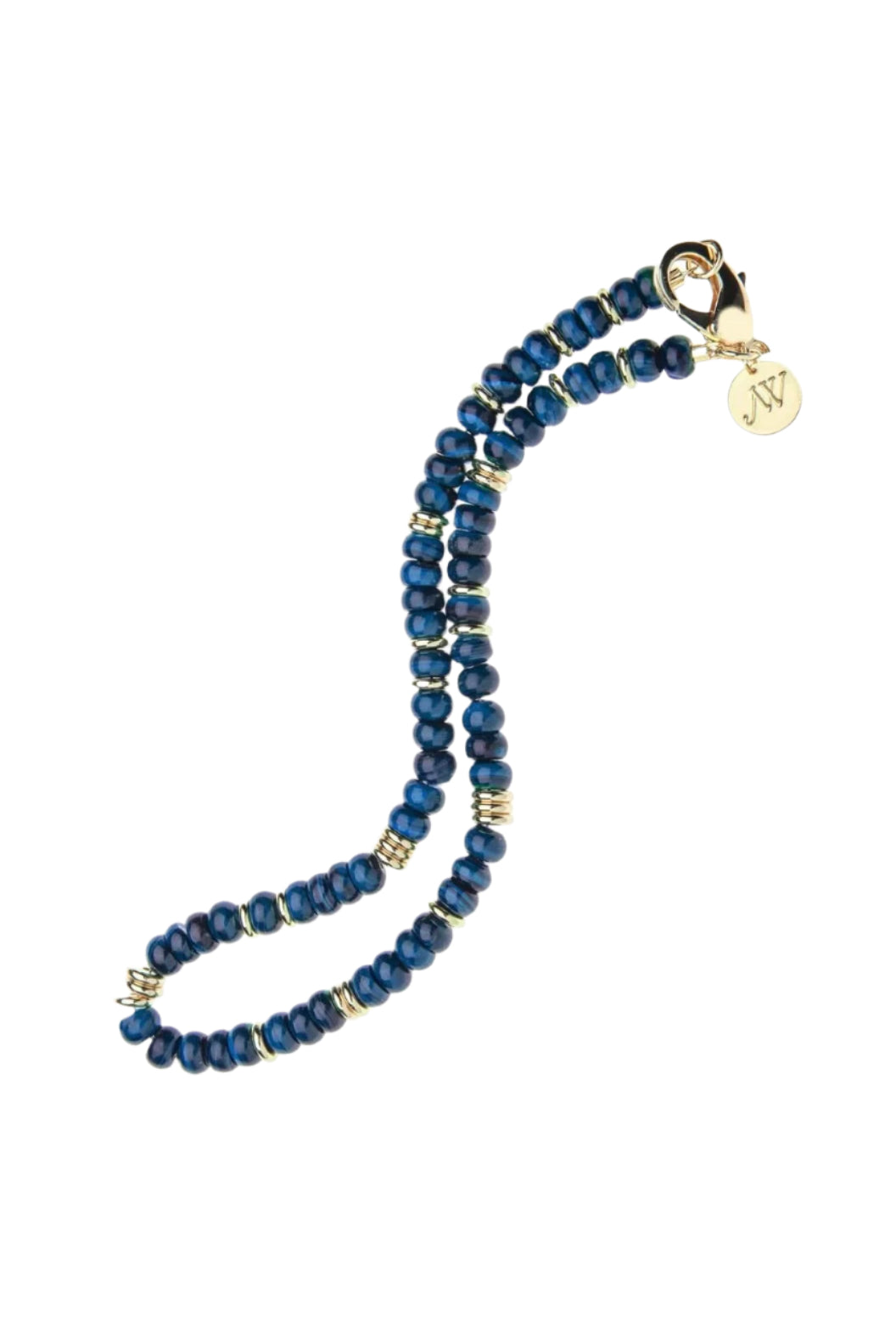 GUMDROP BEADED NECKLACE- LAPIS
sassanova