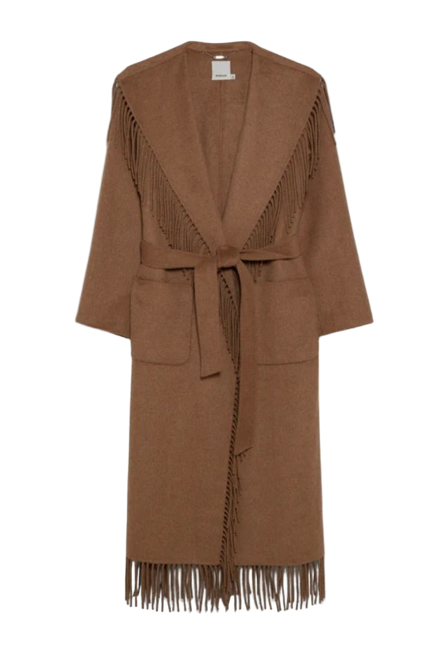 CARRIE FRINGE ROBE COAT
sassanova